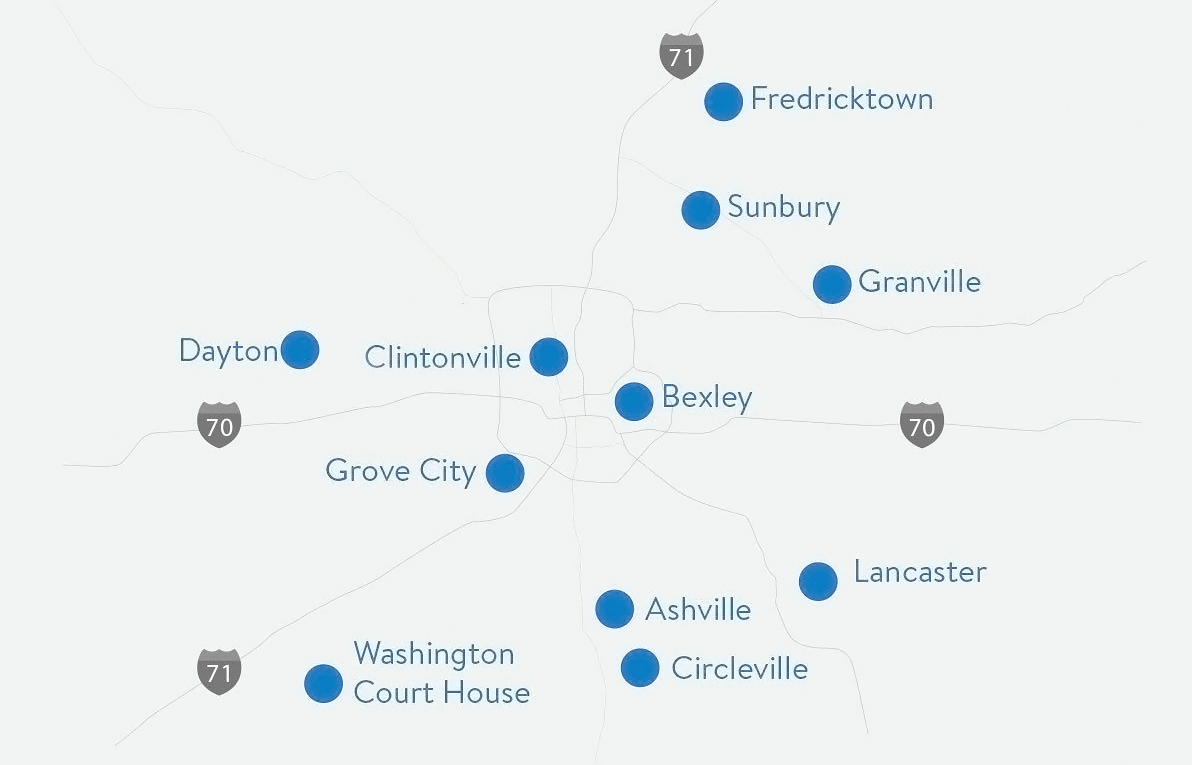 Elevate Dental Partners Map